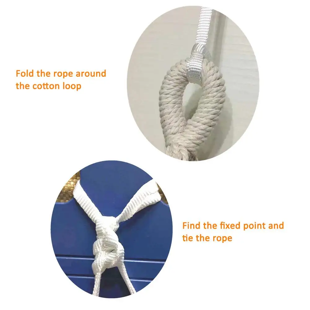 Prezzo Garden Hang Chair Swinging Indoor Outdoor Furniture Hammock Hanging Rope Chair Swing Chair Seat With Pillows Hammock No Stick