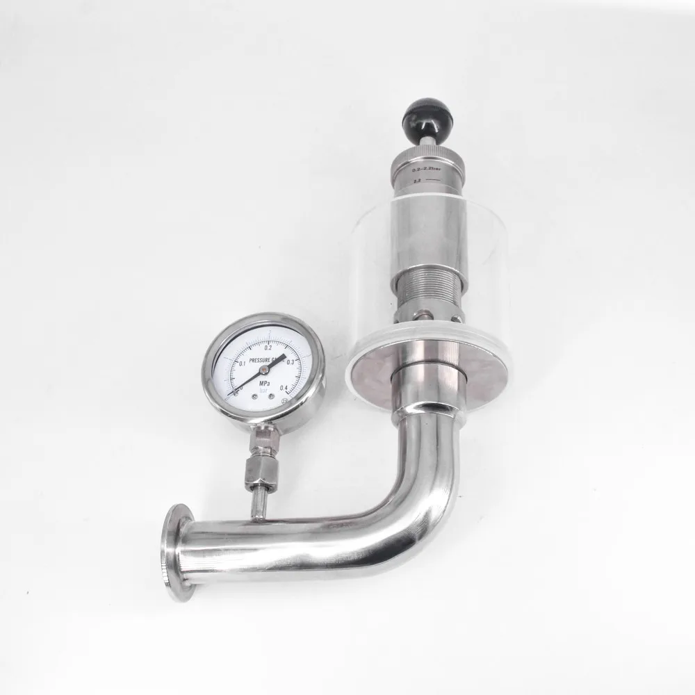 1 5 &quotтройной зажим 0 2-2 2 бар регулируемый предохранительный клапан сброса