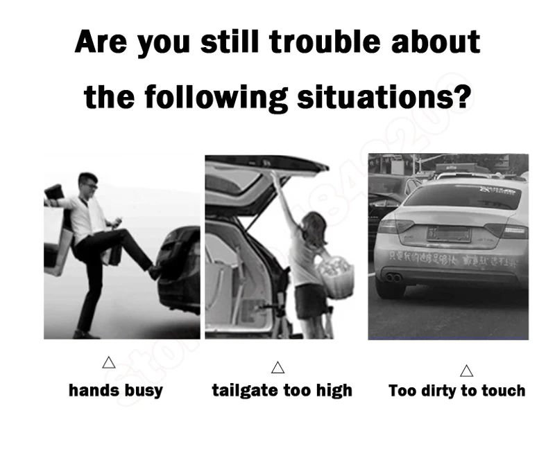 

Car Trunk Opening For Audi A4 2010-2016 Tail box Foot kick Sensor Intelligent Tail Gate Lift Electric Tailgate