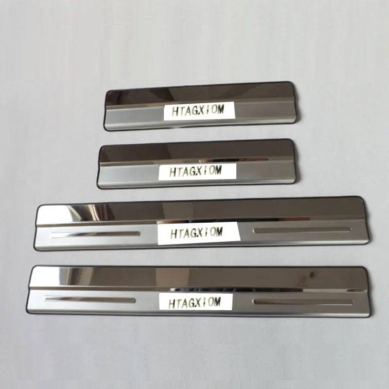 4 шт. накладки на пороги автомобиля из нержавеющей стали для Volvo XC60 2012|scuff plate|door