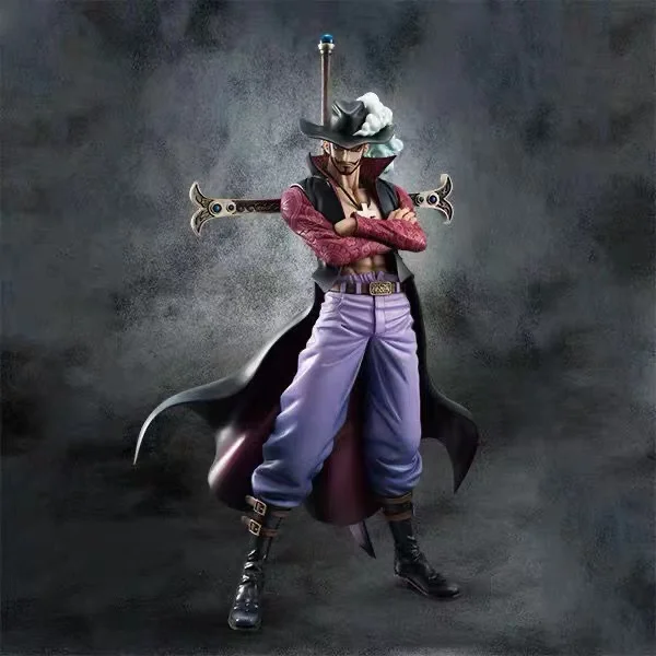 

PVC Anime ONE PIECE POP DX Dracule Mihawk Action Figure 10th Anniversary Excellent Model Toy Collectables Boy Gift Bi