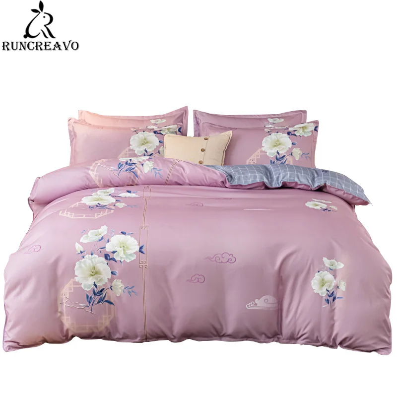 

Комплект постельного белья из 4 предметов, утолщенный, из чистого хлопка, 100 приятный для кожи, простой, с начесом