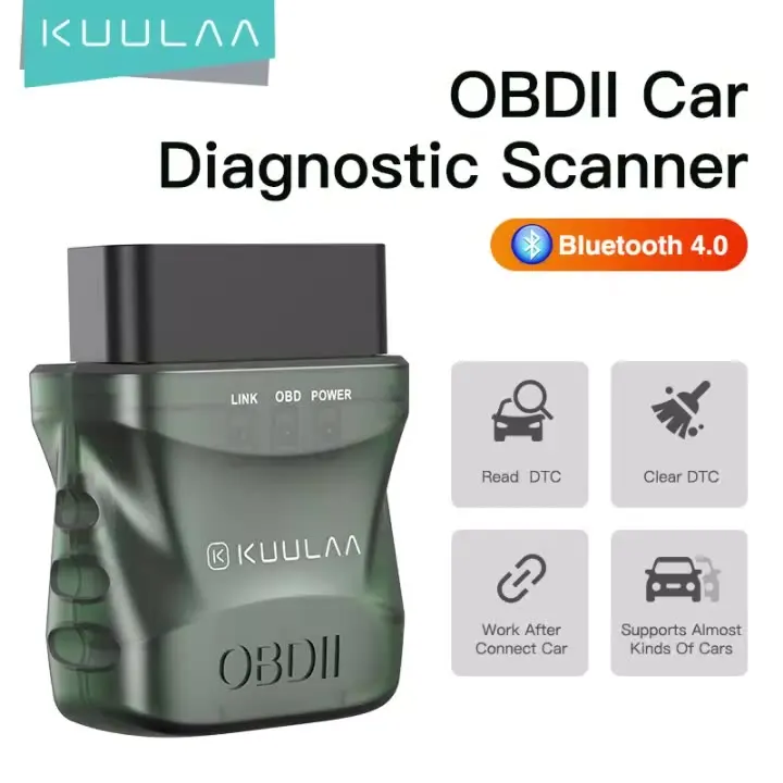 KUULAA 16-Pin BT 4.0 Computer Auto Scanner Diagnostic Multi Tool Universal Car Diagnostic Tool Automotive Scanner