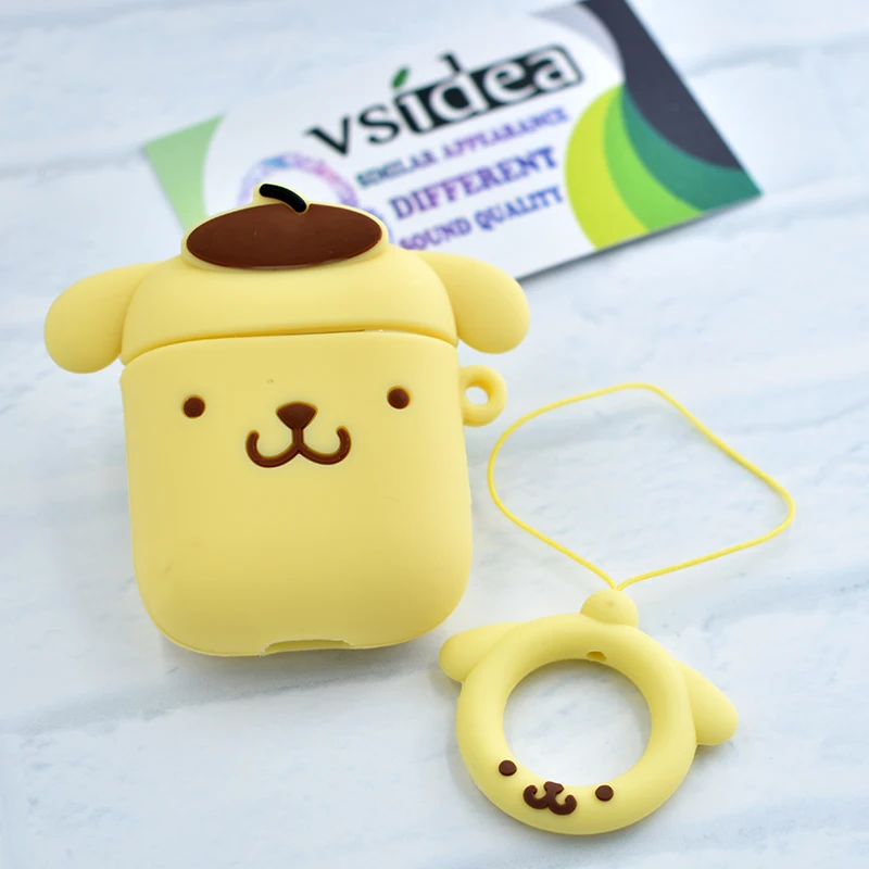 Для Airpods силиконовый защитный чехол TWS i11 i12 гамбургер попкорн Bluetooth наушники зарядное устройство коробка крышка Анти-потеря ремешок подарок