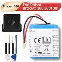 original replacement battery for irobot roomba braava 380 380t 381 mint 5200c 5200 sweeping robot battery 2000mah
