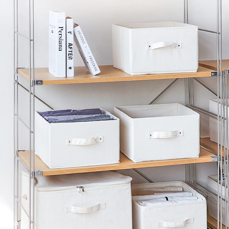 

Wardrobe Organizer Hanging Storage Bag with Drawer Clothes Underwear Bag Organizador De Bolsos De Mujer Cotton and Linen Cloth