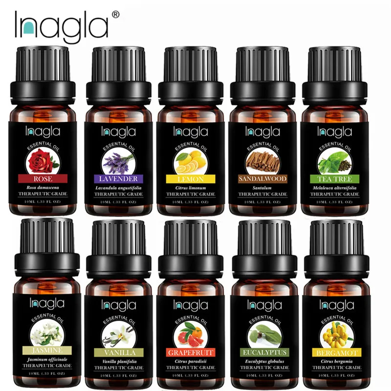(10 шт.) набор эфирных масел Inagla розовый цветок фрукты снятие стресса увлажнитель