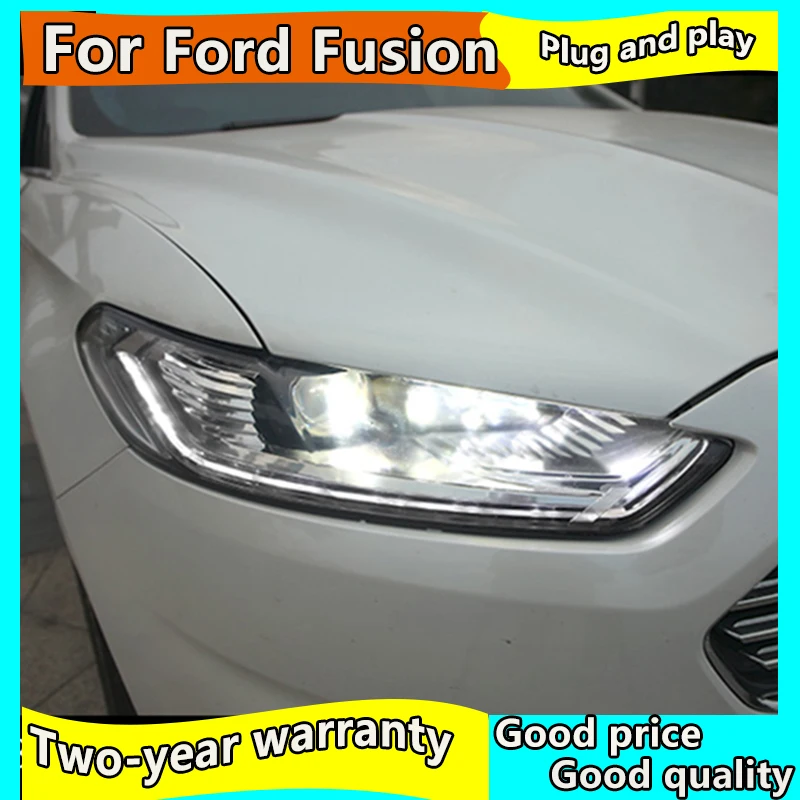 Автомобильный Стайлинг для Ford Fusion фар 2013- Mondeo светодиодный головной фонарь H7 D2H Hid динамический сигнал биксеноновый светодиодный луч аксессуары