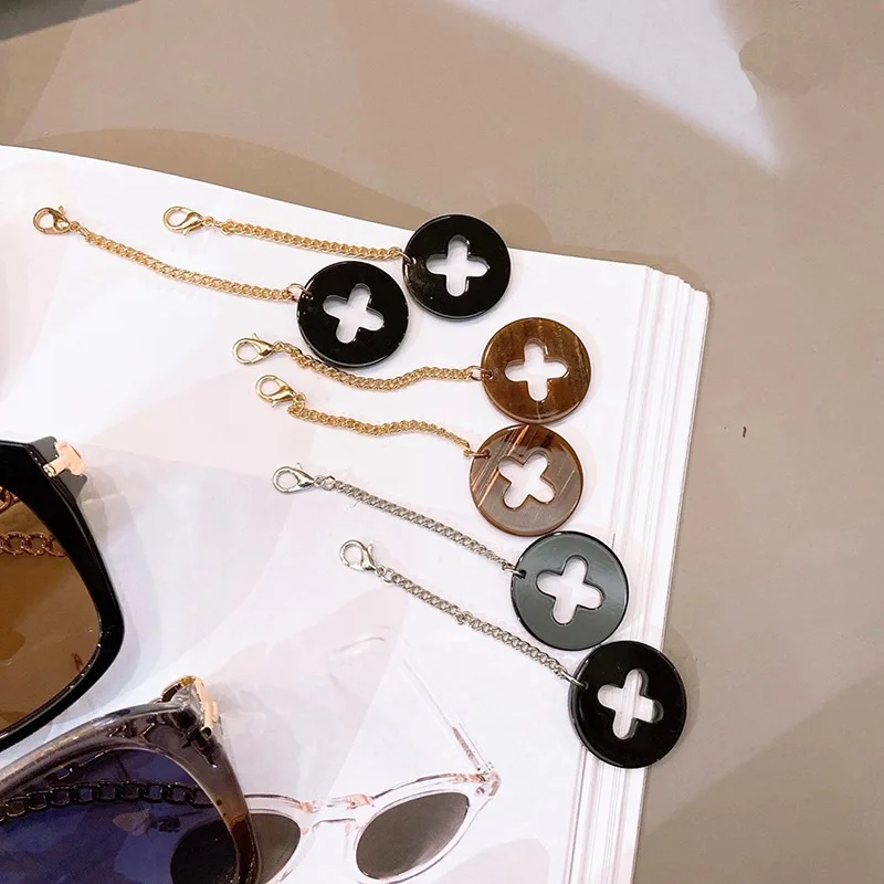 

Brand Designe Oversized Chain Sunglasses Women Fashion Square Sun Glasses Vintage For Female Male Luxury Chain Round Shades