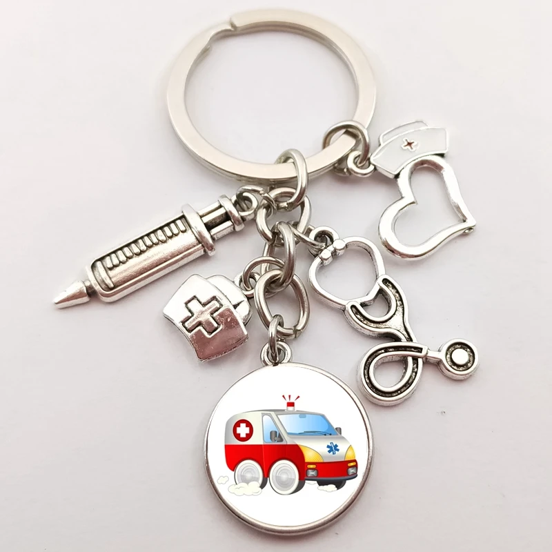 Модный красивый ангел звонок значок шаблона брелок мини медицинская модель