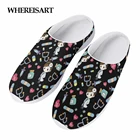 WHEREISART летние женские повседневные сандалии для мужчин и женщин с рисунком доктор медицинский инструмент с принтом Повседневная обувь без застежки; Обувь с дышащей сеткой на плоской подошве; Обувь; Новинка