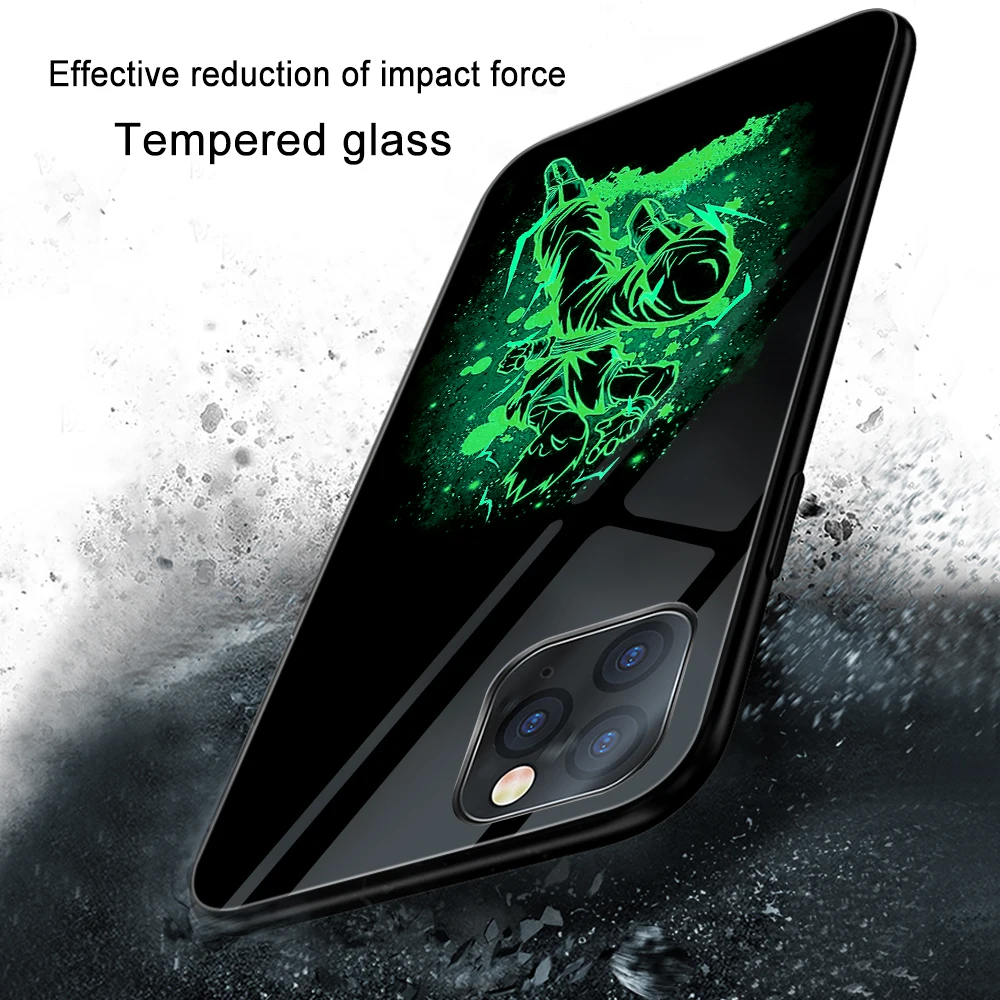 Ciciber Dragon Ball чехол в виде светящегося стекла для iPhone 11 Pro Max 7 8 6 6S Plus X XR XS задняя