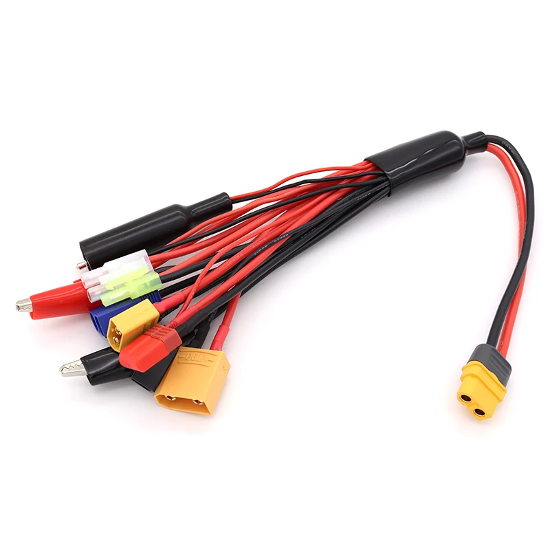 

10in1 XT60 4mm Banana Plug To XT60 XT30 DC5.5 T JST XT90 Futaba Adapter Cable for RC Model SKYRC B6 B6AC ISDT 608 Q6 Charger