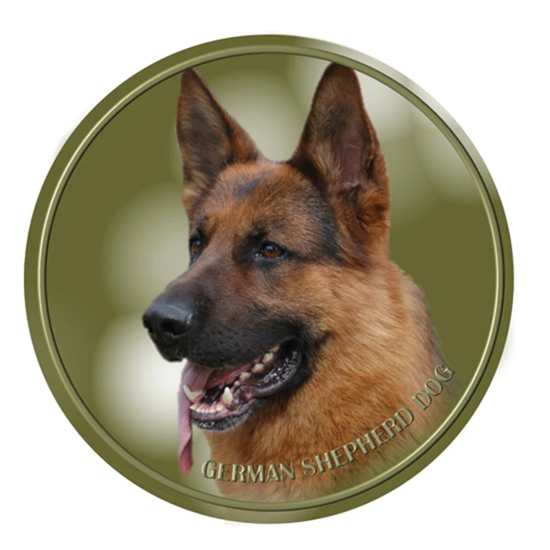 

S40385# Various Sizes PVC Decal German Shepherd Dog Pet Animal Car Sticker For Bumper Rear Window Laptop Refrigerator Toilet