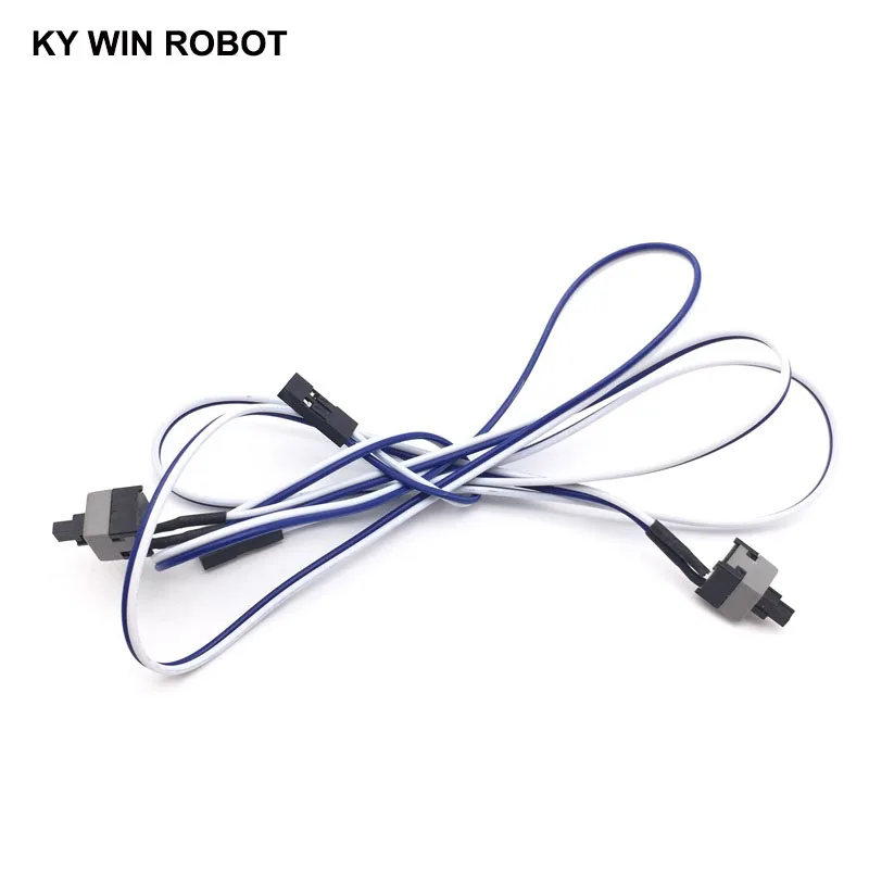 5 шт./лот компьютерный хост переключатель линия перезапуск линии питания сброс