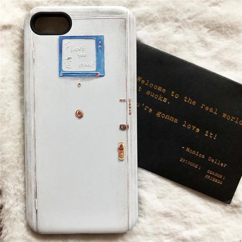 ТВ Шоу друзья JOEY'S дверь шаблон тисненый Телефон чехол для iPhone 7 плюс/8 плюс