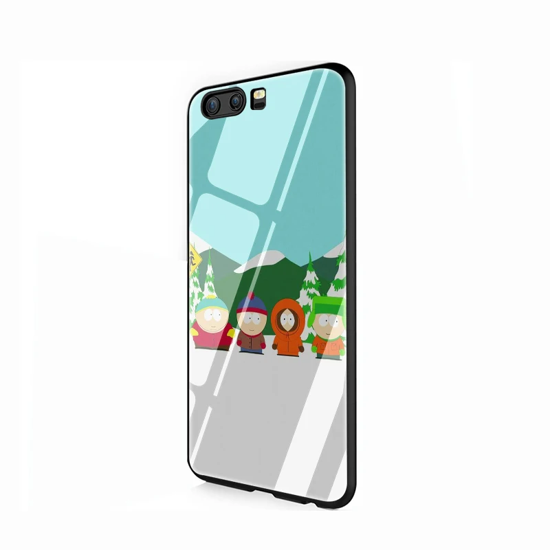 G10 EWAU аниме Southpark чехол из закаленного стекла для телефона для huawei P10 P20 P30 Lite Pro P Smart - Цвет: G10