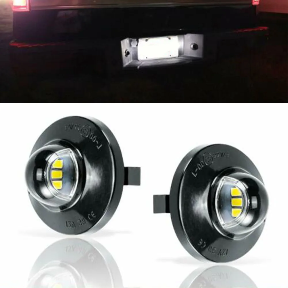 2 шт. номерной знак света для Ford F150 3 SMD Raptor Explorer полный светодиодный супер