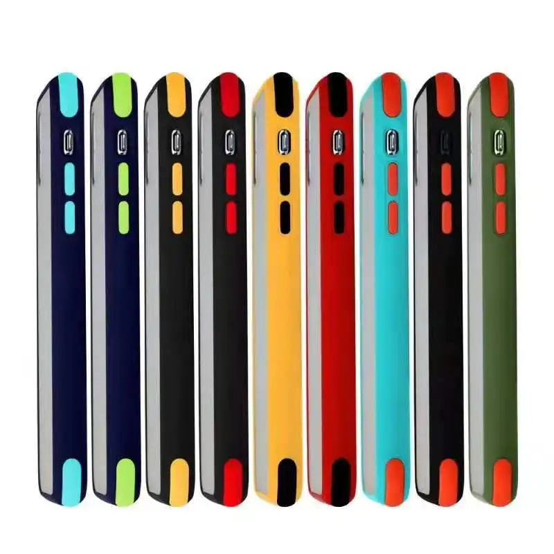 2 в 1 силиконовый чехол для телефона для iphone 11 11pro max 7 7plus 6 6s plus XS MAX XR X Capa простой чехол для iphone 8 чехол