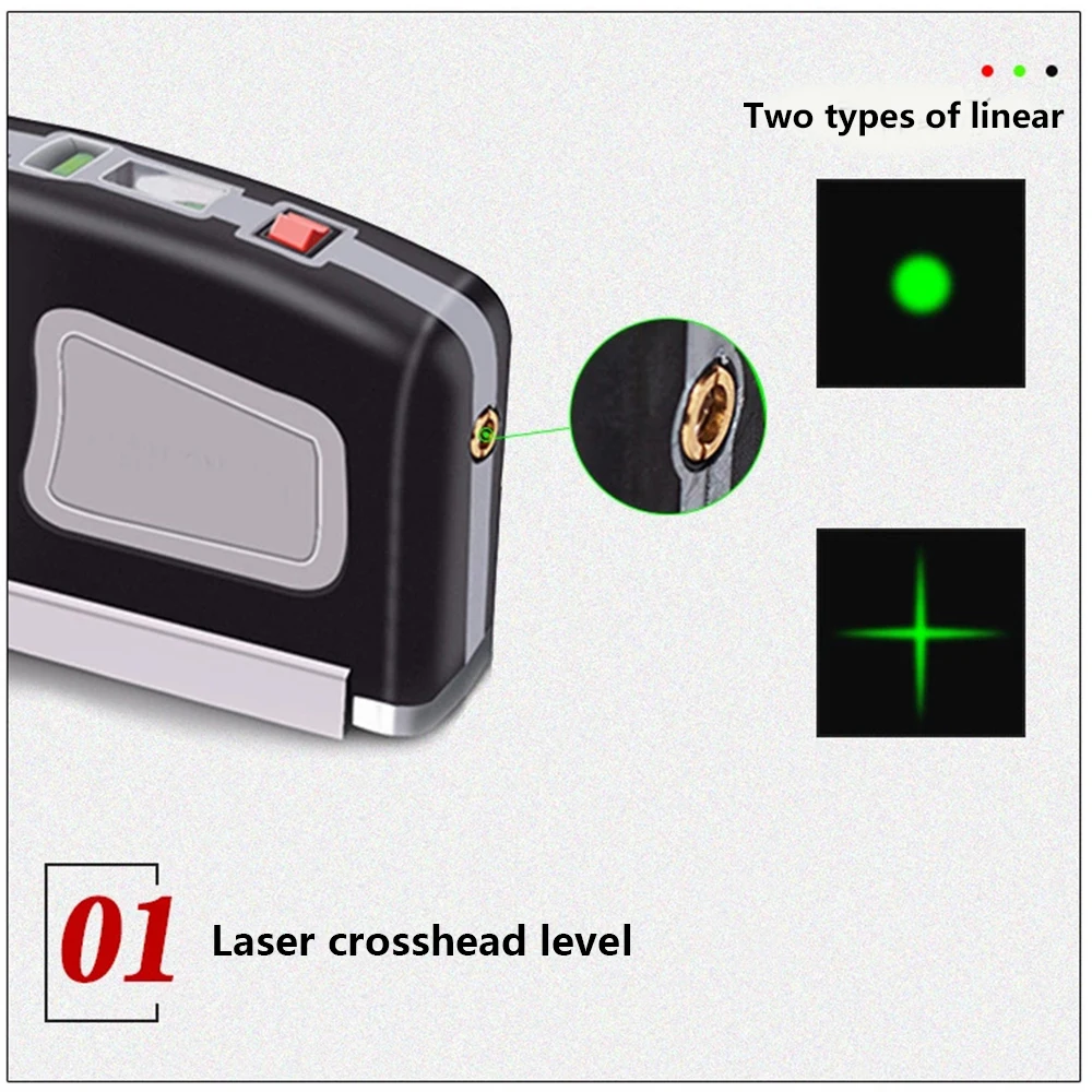 Multi-Functional Laser Rangefinder LCD Digital Tape Measure USB Charging Meter Range Finder Infrared Construction Gauging Tool |