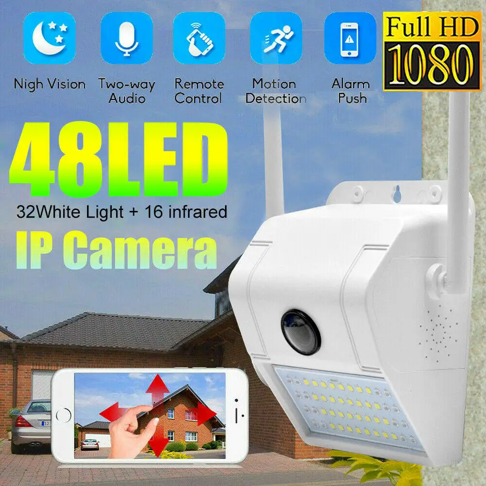Камера видеонаблюдения Xiaovv 1080P IP Wi Fi V380 водонепроницаемая для улицы D6|Камеры