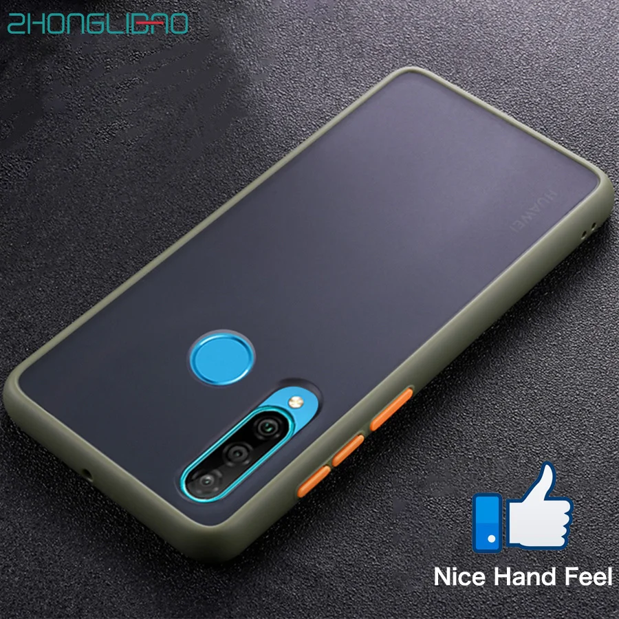 Противоударный чехол P30lite для Huawei Mate 30 20 P30 Honor 9x Pro Lite Y9 Prime 2019 P Smazr Z матовая жесткая