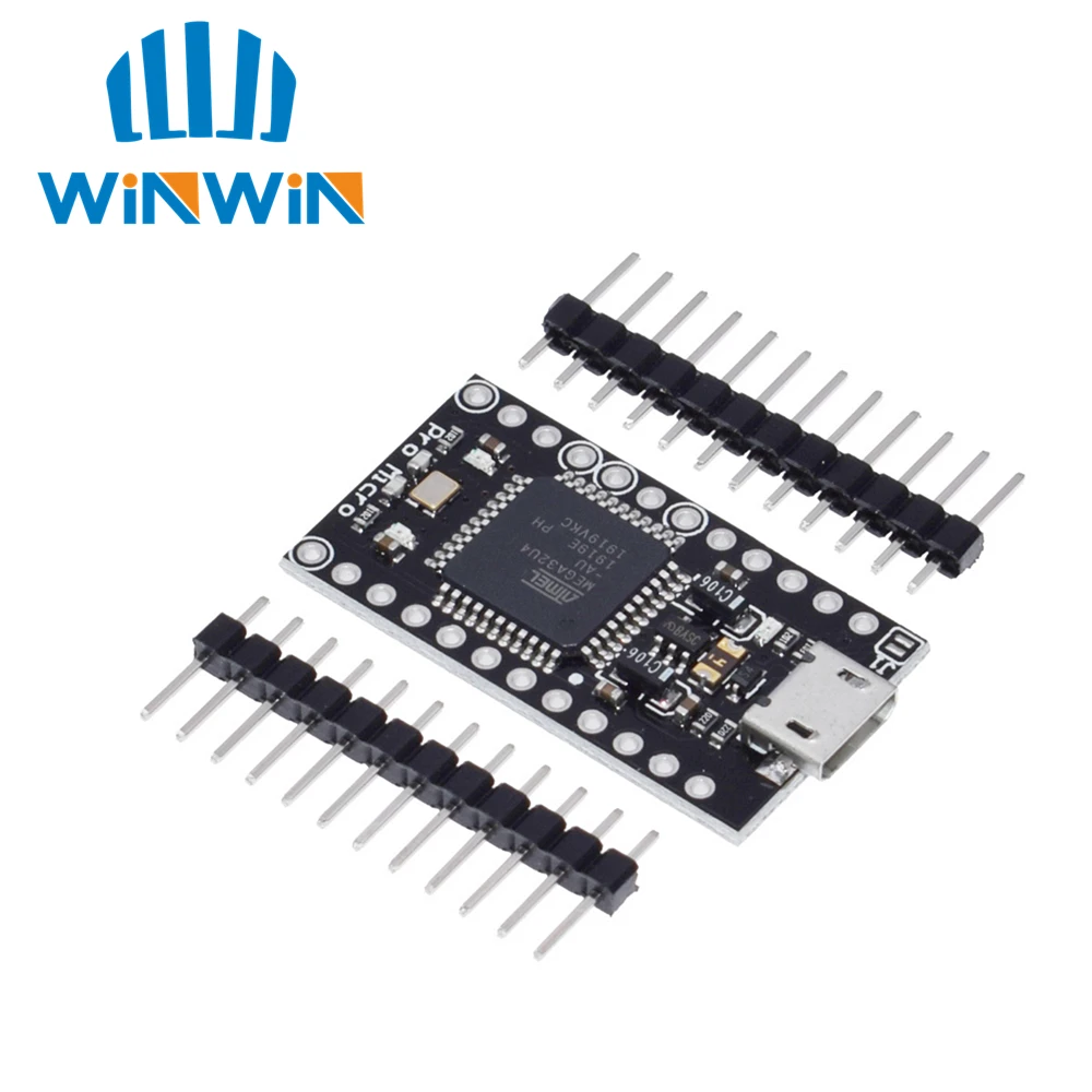 1 шт. с Загрузчиком новый Pro Micro ATmega32U4 ATMEGA32U4 AU 5V/16 МГц модуль контроллера Хей|micro