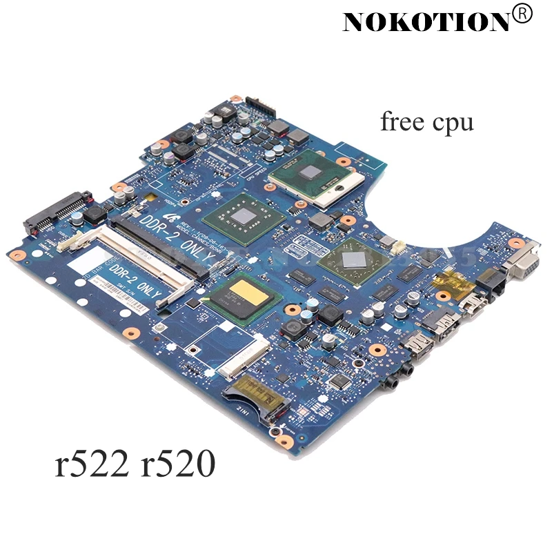 Материнская плата NOKOTION для ноутбука SAMSUNG R520 R522 R620 системная BA92 05556A PM45 DDR2 HD 4650
