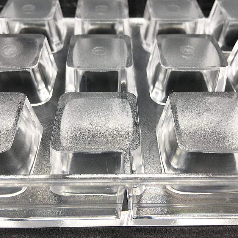 21 полости 3D прозрачные квадратные шоколад торт мыло желейные конфетки форма для