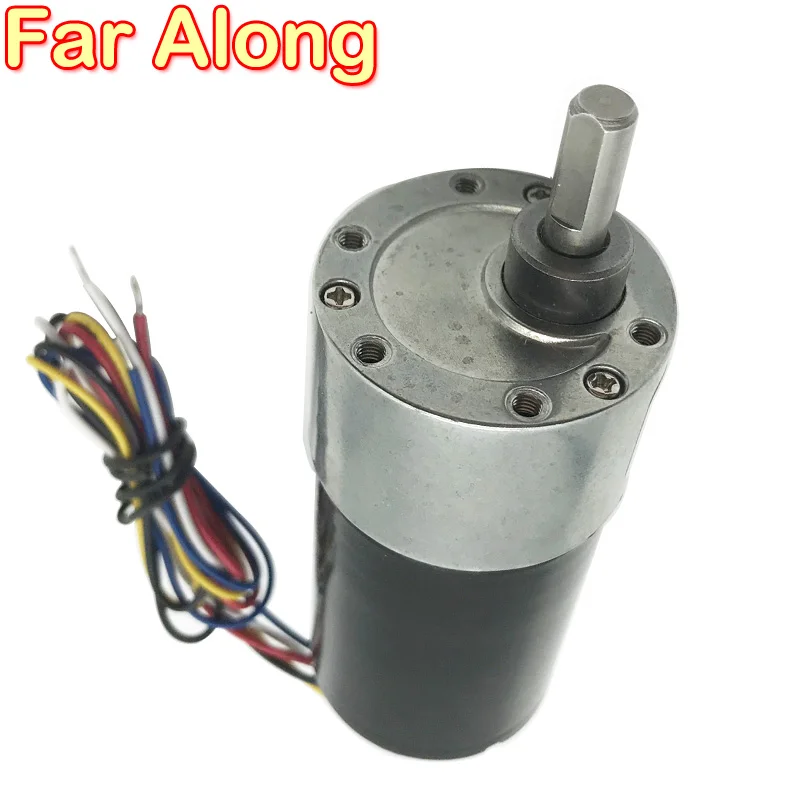 Бесщеточный двигатель постоянного тока 12В 24В низкая скорость 5-1270 об/мин высокий