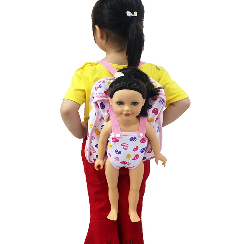 Детский рюкзак и переноска для кукол спальный мешок поколения 18 дюймовой девочки