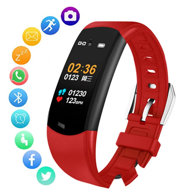 Longet C5 умный браслет для мужчин и женщин фитнес контроль сна трекер Smartband Водонепроницаемый Спорт для ios android+ коробка