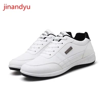 blue black white leather shoes for men classic casual sport shoes men original korean fashion pu leather sneakers homme comfy