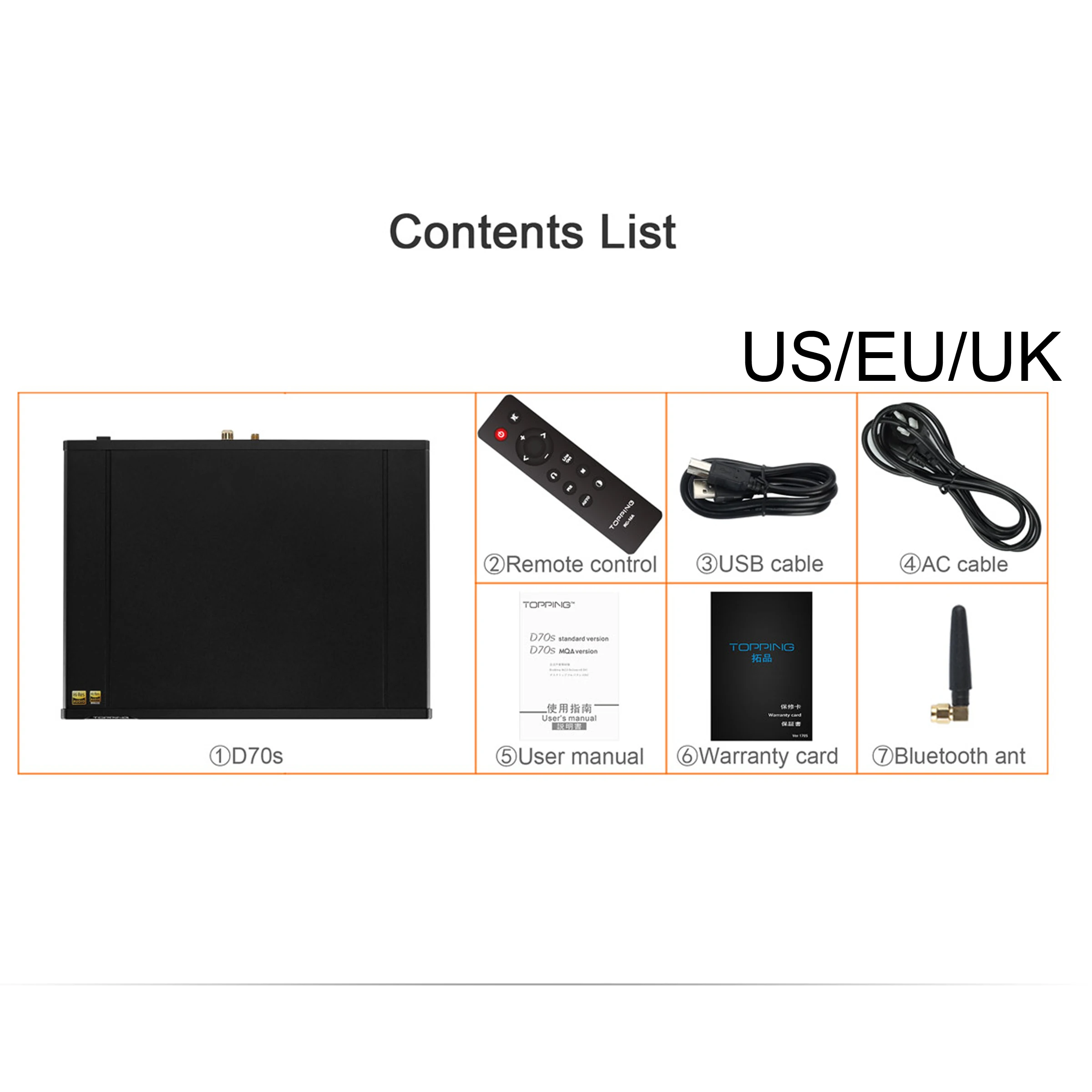 2021 Новый TOPPING D70s MQA USB DAC AK4497 XMOS декодер поддержка CSR8675 Bluetooth 5 0 LDAC 32 бит/768K