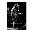 Картина на холсте с изображением гитары, звезд, гитары