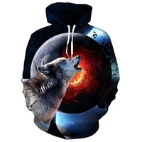 menwomen vintage winterautumn pullovers sweatshirts hot sale galaxy animal wolf series hoodie 3d printed long sleeve tracksuit