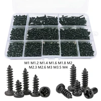 small size screw bolts m1 m1 2 m1 4 m1 6 m1 8 m2 m2 3 m2 6 m3 m3 5 m4 cross self tapping screw nails for computer cases screw