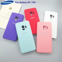 samsung galaxy s9 s9 ofiice style case liquid silicone cover silky solf touch shell for s9 s9 plus case with retail box