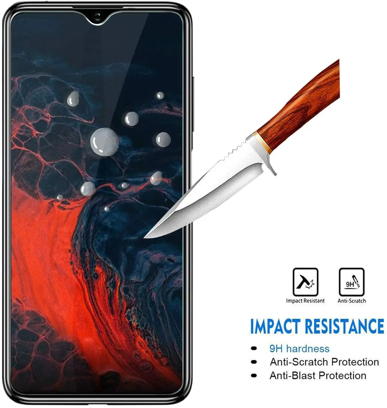 Закаленное стекло для Elephone E10 Стекло 9H 2.5D защитная пленка Взрывозащищенная