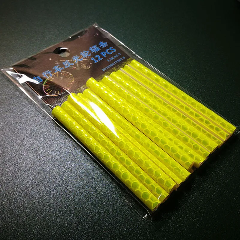 12 шт./лот велосипеда велосипедные колеса с отражателем Светоотражающие горный