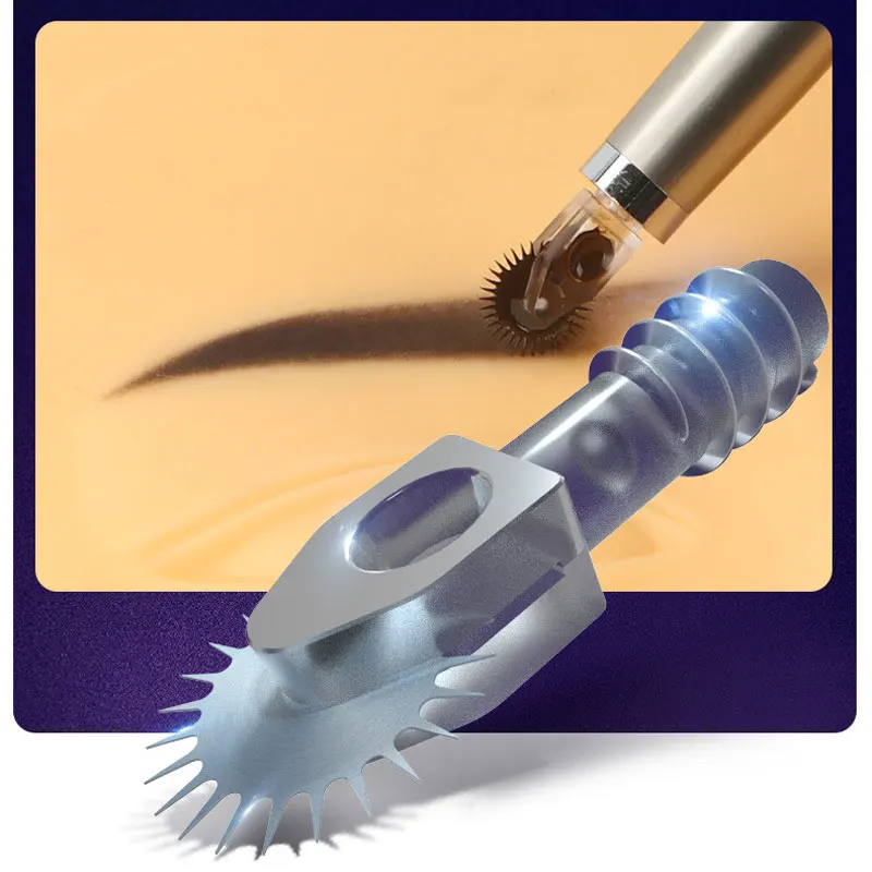 

100 шт., иглы для татуажа бровей