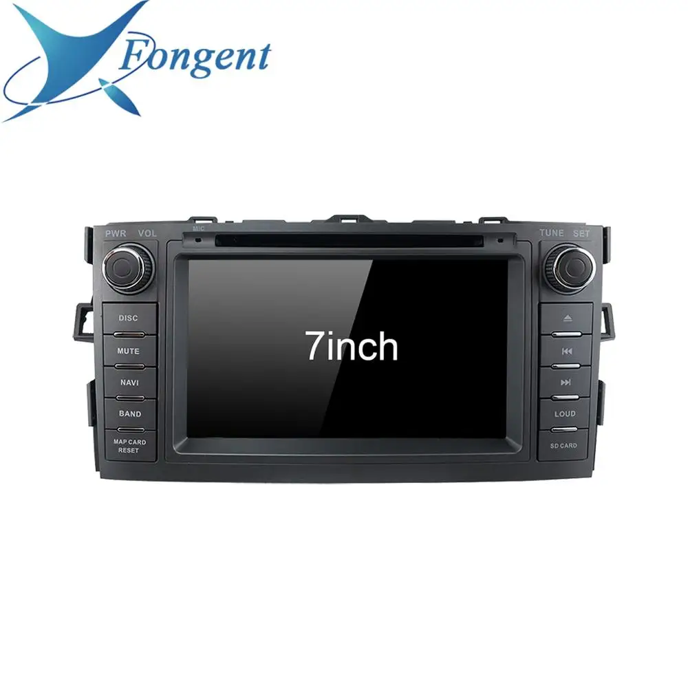 Для Toyota Auris 2008 2009 2010 2011 2012 Автомобильный gps навигатор Android блок 2 din DVD аудио Авто Стерео Радио мультимедийный плеер - Цвет: PX5