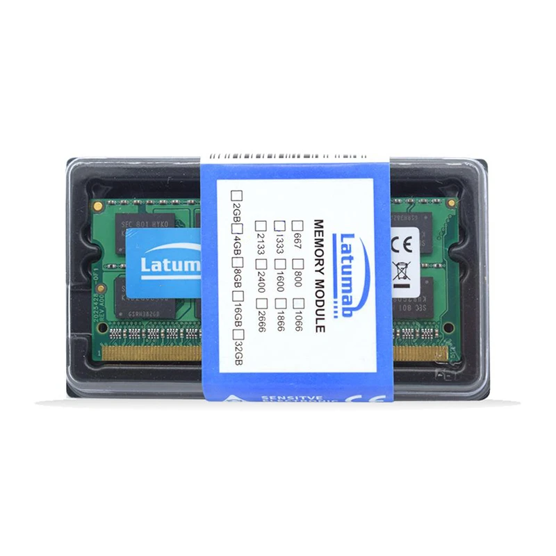 Оперативная память для ноутбука ОЗУ DDR3L 4 ГБ 8 1866 МГц 1600 1333 1066 SODIMM 204 контактов 1 35 в