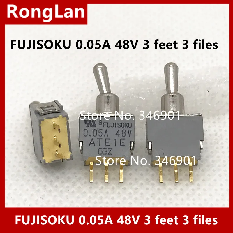 [SA] Fujitsu FUJISOKU 0.05A 48V 3 фута 3 файла миниатюрные тумблеры тумблер-10 шт./лот