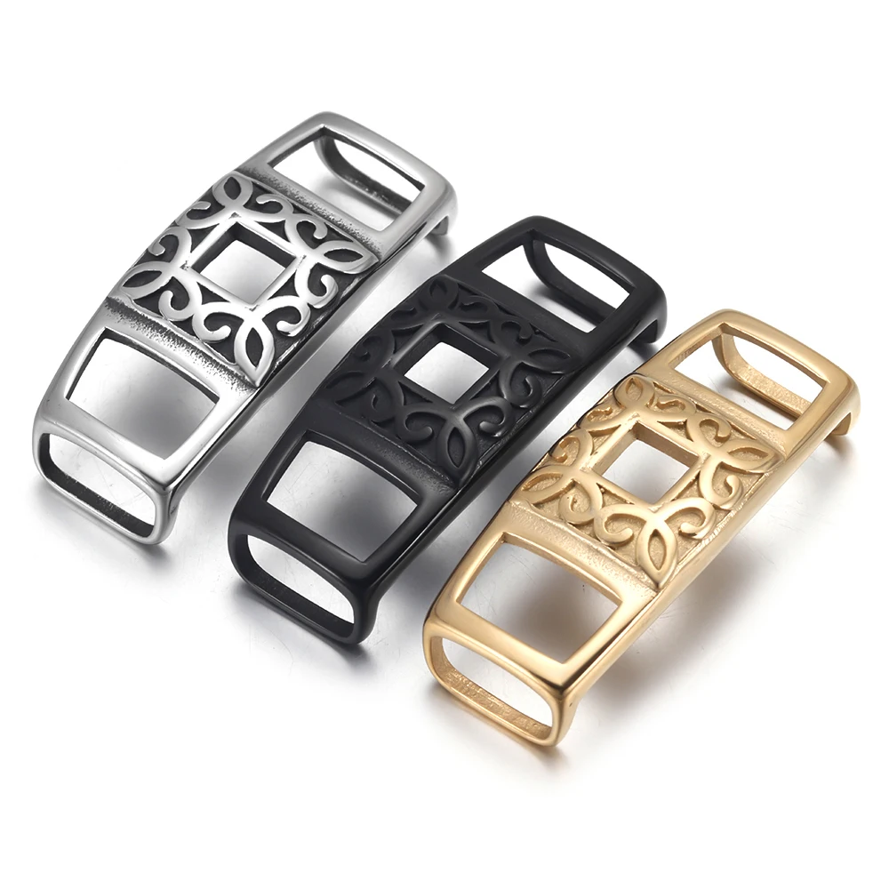 Нержавеющая сталь бусины Позолоченные полые 12x6 мм отверстие бисера скользящие