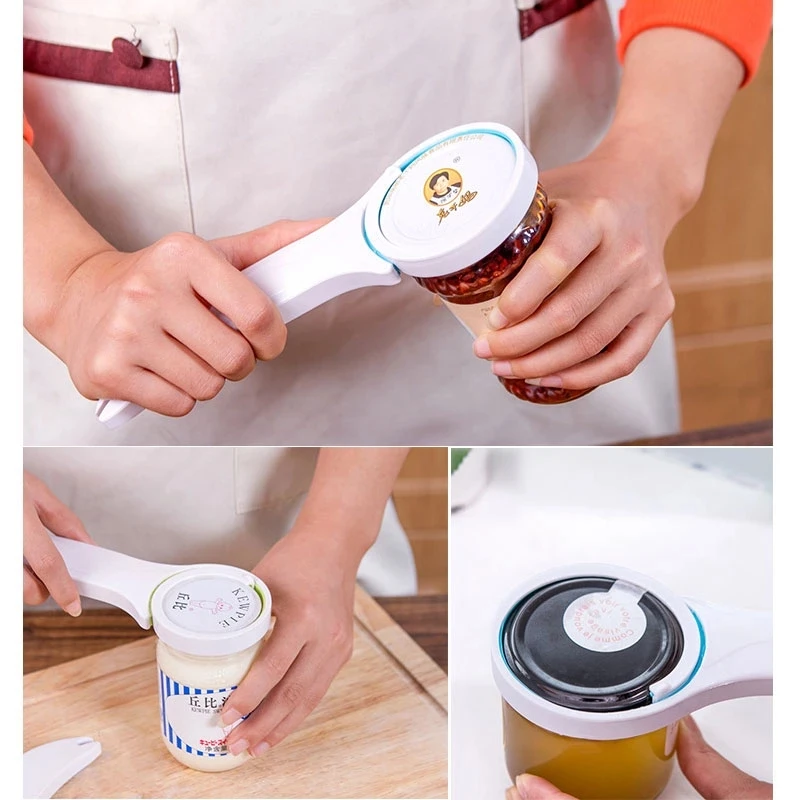 

Регулируемый консервный нож три в одном, кухонный, Ресторан, Бар, многофункциональная открывалка для бутылок, открывалка для пива, напитков,...