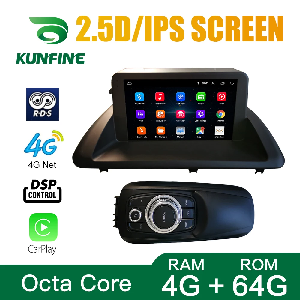 Восьмиядерный автомобильный DVD-проигрыватель с GPS-навигацией на Android 10 0