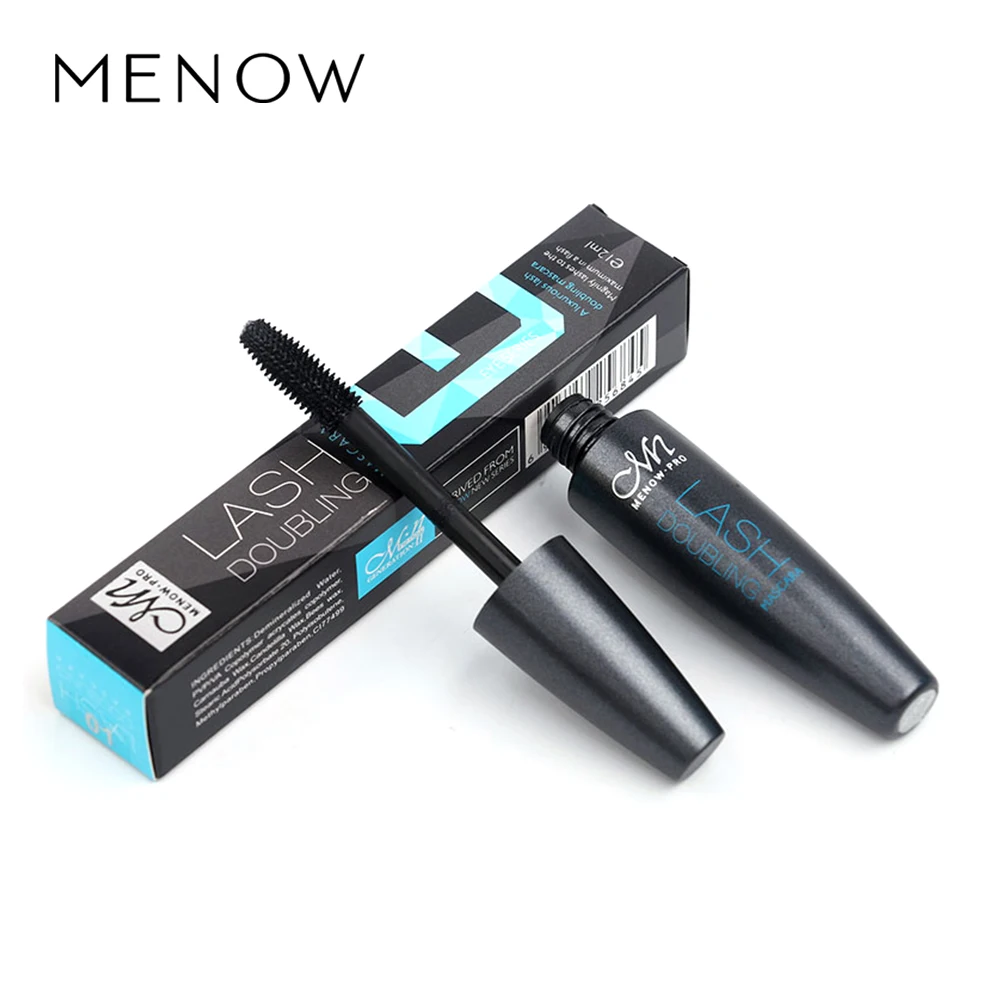 MENOW Марка косметический Водонепроницаемый Тушь для Ресниц Удвоение ресниц