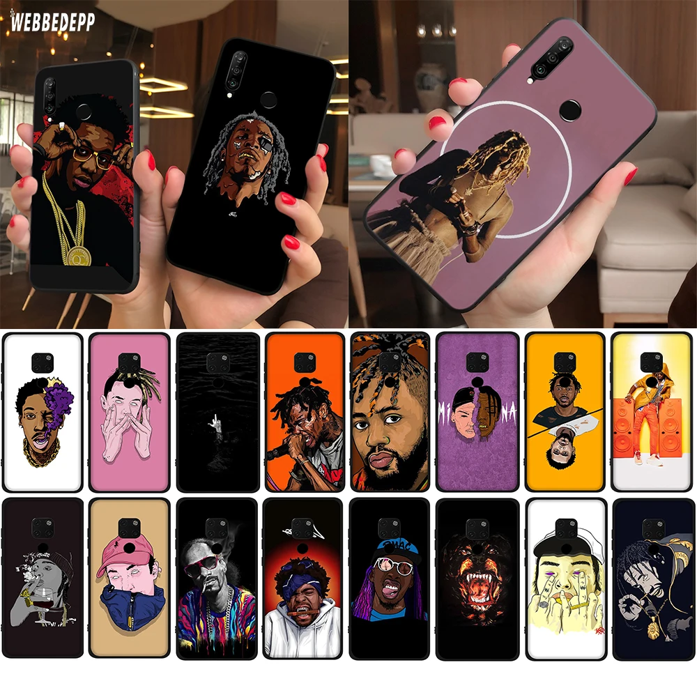 WEBBEDEPP Young Thug мягкий чехол для Huawei Honor 30 Pro V30 Nova 6 7 SE P40 Max телефона | Мобильные