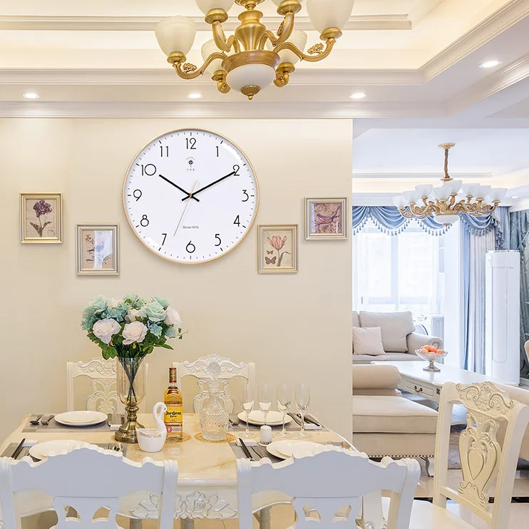 

Nordic Luxury Wall Clock Quartz Living Room Fashion Quartz Silent Wall Clock Modern Design Reloj De Pared Home Decoration DG50WC